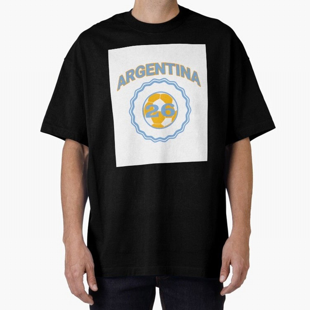 Argentina 2026 world cup soccer badge Premium T-Shirt Make the Season About FIFA World Cup 2026 Group Stage for Fans of CR7 and Messi and Spain and Netherlands, Bringing Sports Nostalgia, International Competition, Famous Players and Unforgettable