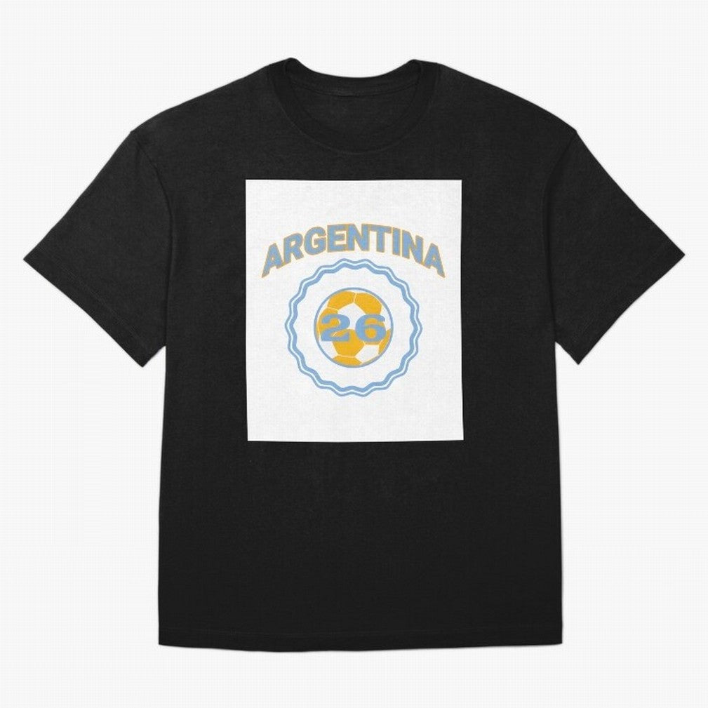 Argentina 2026 world cup soccer badge Premium T-Shirt Make the Season About FIFA World Cup 2026 Group Stage for Fans of CR7 and Messi and Spain and Netherlands, Bringing Sports Nostalgia, International Competition, Famous Players and Unforgettable