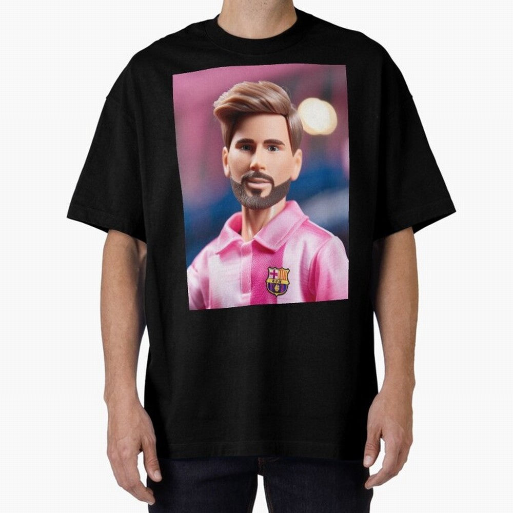 If Messi were a Barbie doll... Graphic T-Shirt Live the Energy of FIFA World Cup 2026 Group Stage Celebrating Cristiano Ronaldo, Spain and Netherlands Energy, Global Supporter Spirit, Legendary Goals, National Colors and Tournament Celebration;