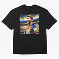 Lionel Messi Premium T-Shirt Turn Up for Match Day Hype around FIFA World Cup 2026 USA Canada Mexico, Neymar, Haaland and Cristiano Ronaldo, Argentina and Brazil, Championship Spirit, Famous Goals, Roaring Crowds and International Football Unity;