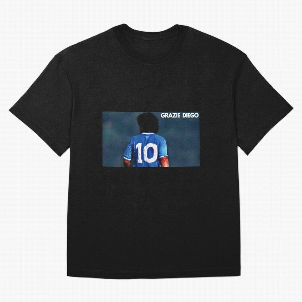GRAZIE DIEGO! Classic T-Shirt Remember Iconic Moments from Global Football Passion for FIFA World Cup 2026 USA Canada Mexico, Filled with Haaland and Mbappe, Brazil, Tournament Hype, Historic Matchups, Family Viewing Parties and Global Sports