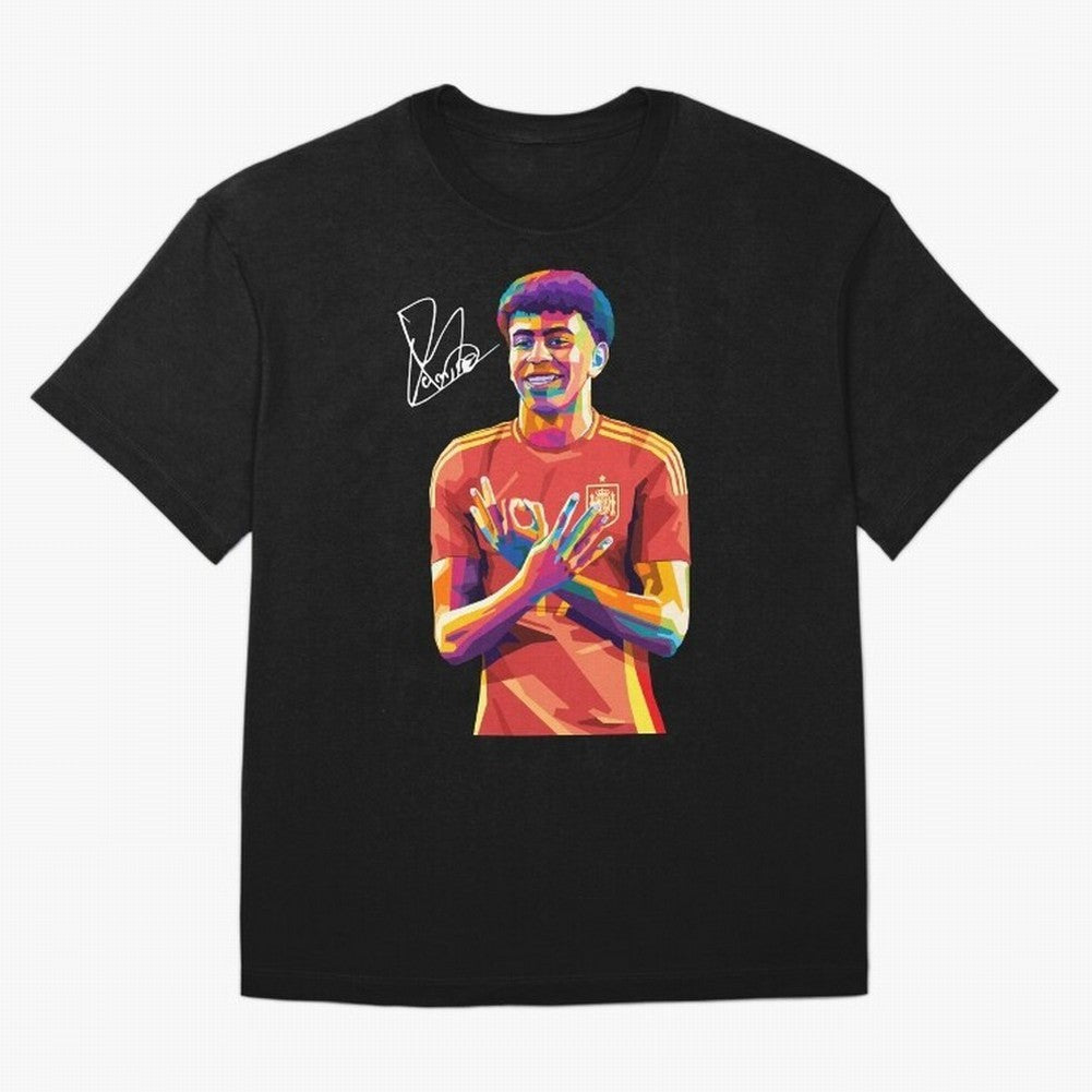 Lamine Yamal Wpap Pop Art Classic T-Shirt Honor the Beautiful Game during FIFA World Cup 2026 Group Stage Capturing Cristiano Ronaldo, Argentina and Brazil Energy, Soccer Culture, Superstar Moments, National Team Dreams and Competitive Fire; Great