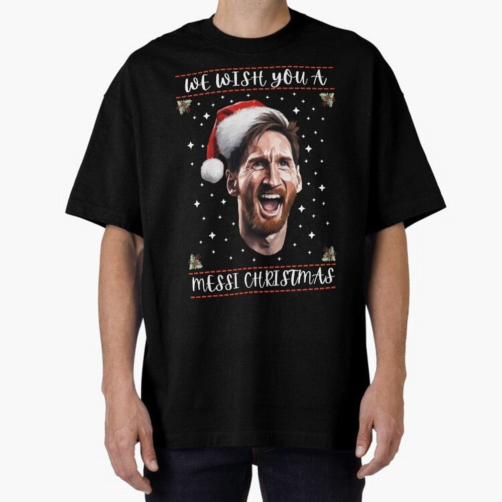 Messi Christmas Shirt ¨C Funny Football Holiday Gift | We Wish You a Messi Christmas Active T-Shirt Celebrate Football Heritage in FIFA World Cup 2026 USA Canada Mexico Spirit, Featuring France, Neymar, Supporter Pride, Iconic Celebrations,