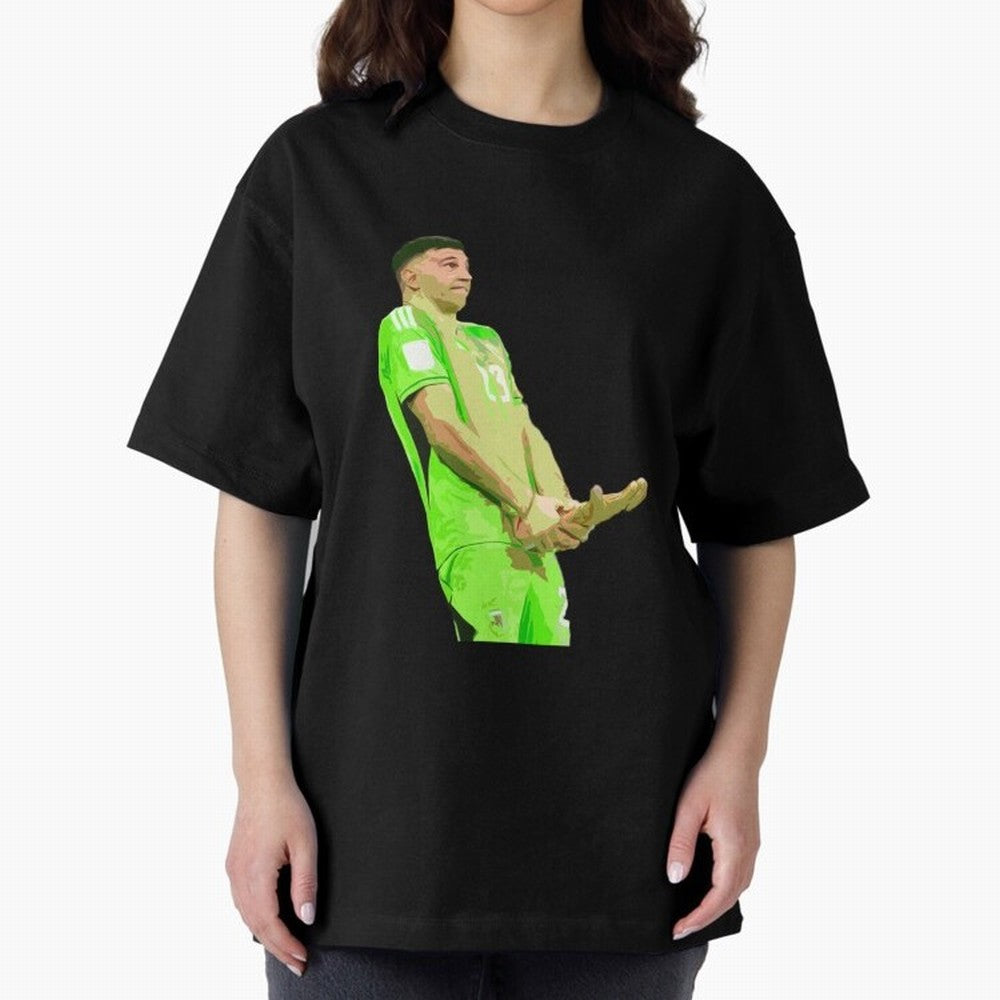 Dibu Martinez Classic T-Shirt Showcase Match Day Hype around FIFA World Cup 2026 USA Canada Mexico, Messi and Cristiano Ronaldo, Argentina, France and Brazil, Supporter Pride, Iconic Celebrations, Legendary Names and Global Match Day Energy; Ideal