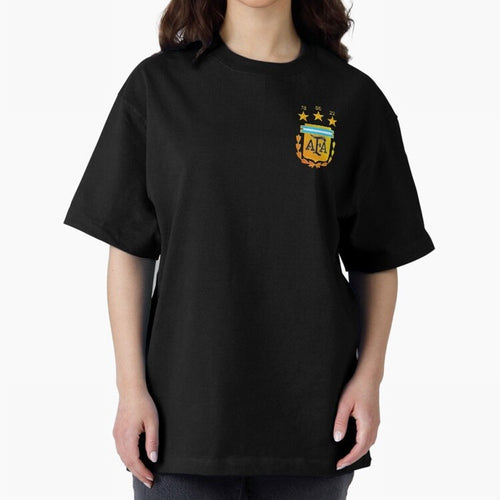 AFA ARGENTINA CHAMPION QATAR 2022 3 STARS Oversized T-Shirt Feel International Energy from the FIFA World Cup 2026 USA Canada Mexico Journey through Cristiano Ronaldo, Haaland and CR7 Highlights, Argentina and Brazil Pride, Match Day Excitement,