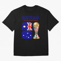 World Cup 2026, AUSTRALIA Classic T-Shirt Bring International Match Energy to Global Football Passion for FIFA World Cup 2026 USA Canada Mexico, Celebrating Messi and Cristiano Ronaldo, Argentina, France and Brazil, Vintage Soccer Flavor, Modern