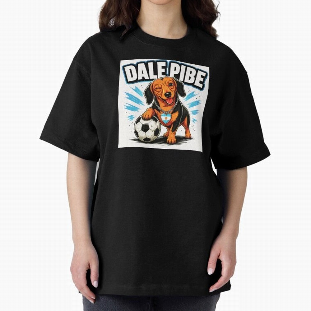 Argentine Soccer Dachshund - Dale Pibe Classic T-Shirt Support FIFA World Cup 2026 Spirit, Connected to France and Portugal, Neymar, Haaland and Cristiano Ronaldo, Soccer Culture, Superstar Moments, National Team Dreams and Competitive Fire; Ideal