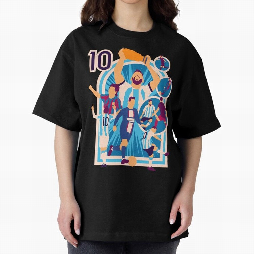 Messi - The Goat Classic T-Shirt Celebrate the Biggest Stage of Global Football Passion for FIFA World Cup 2026 Group Stage, Centered on CR7 and Messi, Portugal, Soccer Culture, Superstar Moments, National Team Dreams and Competitive Fire; Great
