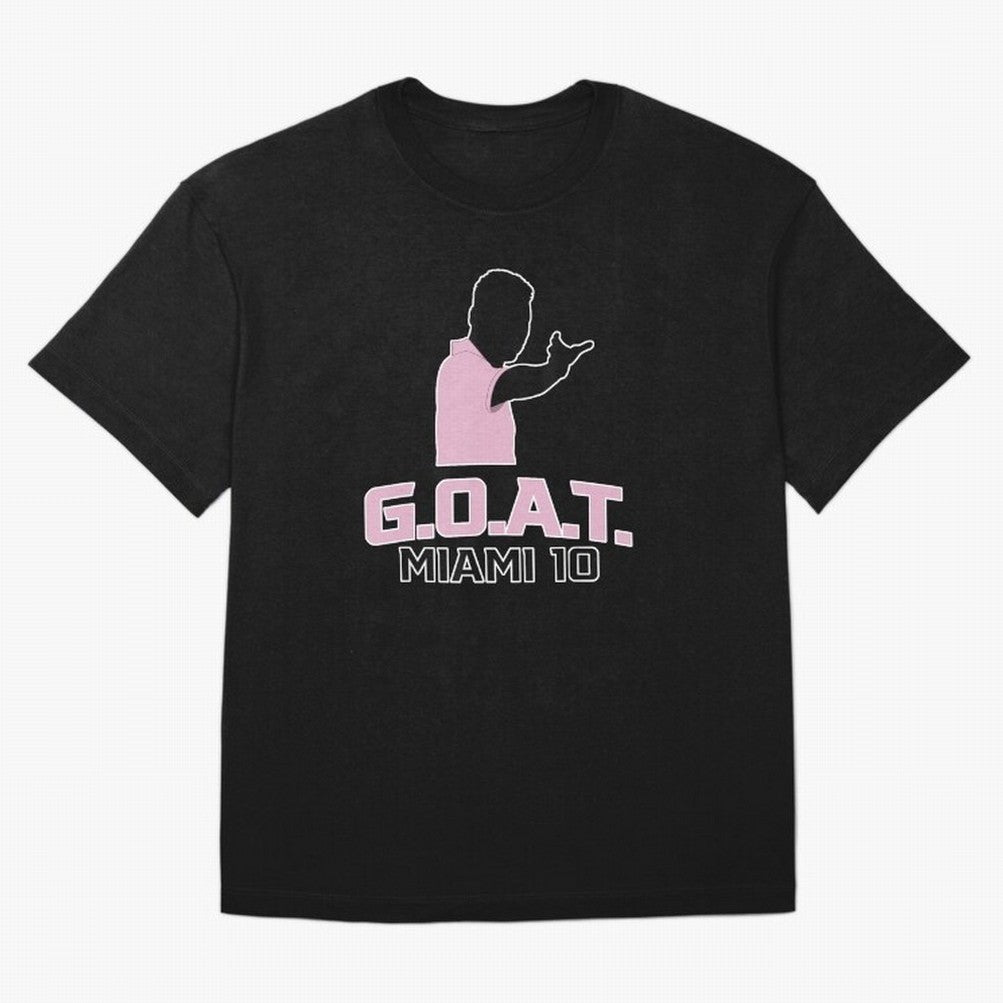 GOAT - MIAMI 10 Classic T-Shirt Enjoy the Biggest Football Party of the FIFA World Cup 2026 Journey through CR7 and Messi Highlights, England Pride, Retro Football Energy, Iconic Rivalries, Trophy Chase Drama and Stadium Atmosphere; Ideal for
