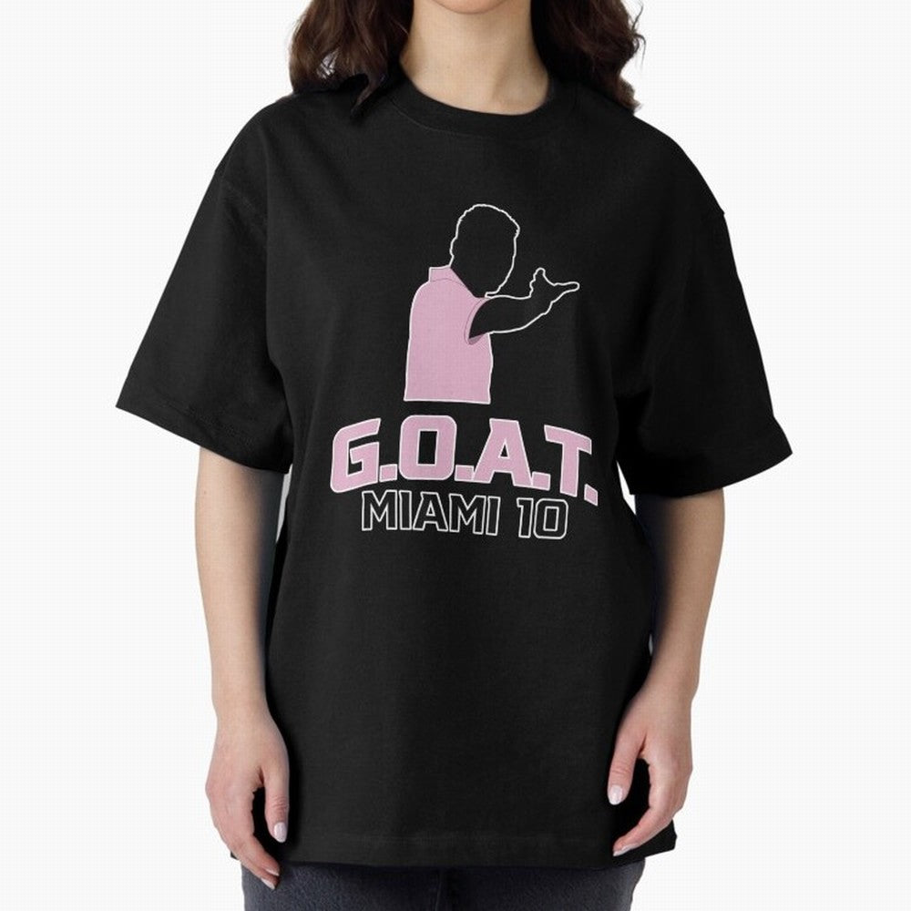 GOAT - MIAMI 10 Classic T-Shirt Enjoy the Biggest Football Party of the FIFA World Cup 2026 Journey through CR7 and Messi Highlights, England Pride, Retro Football Energy, Iconic Rivalries, Trophy Chase Drama and Stadium Atmosphere; Ideal for