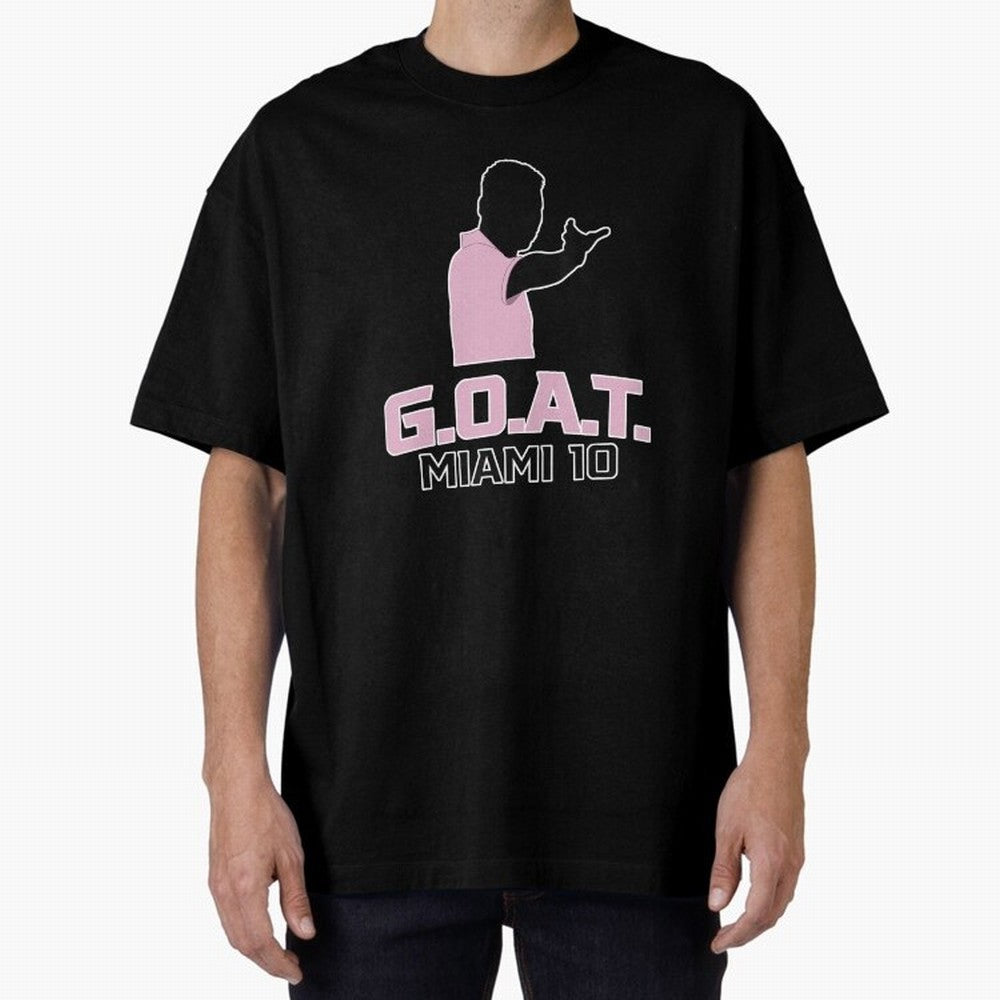 GOAT - MIAMI 10 Classic T-Shirt Enjoy the Biggest Football Party of the FIFA World Cup 2026 Journey through CR7 and Messi Highlights, England Pride, Retro Football Energy, Iconic Rivalries, Trophy Chase Drama and Stadium Atmosphere; Ideal for
