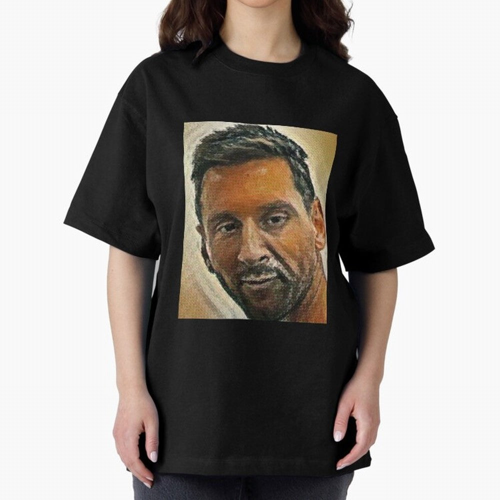 Messi Oversized T-Shirt Bring Global Football Passion for FIFA World Cup 2026 Group Stage, Driven by Neymar, Argentina and Brazil, Global Supporter Spirit, Legendary Goals, National Colors and Tournament Celebration; Perfect for Supporters Who Want