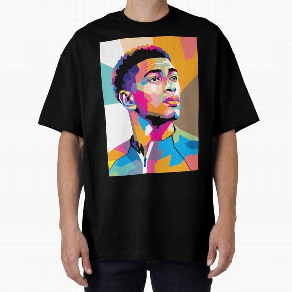 Jude Bellingham in WPAP Style Classic T-Shirt Make Every Kick Count in Match Day Hype around FIFA World Cup 2026 USA Canada Mexico, Haaland, Germany, Fan Favorite Moments, National Team Passion, Big Match Drama and Soccer History; Great for