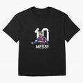 Leo Messi Oversized T-Shirt Fuel Your Fan Pride for Global Football Passion for FIFA World Cup 2026 USA Canada Mexico, Capturing Messi, France and Portugal, Championship Spirit, Famous Goals, Roaring Crowds and International Football Unity; Built