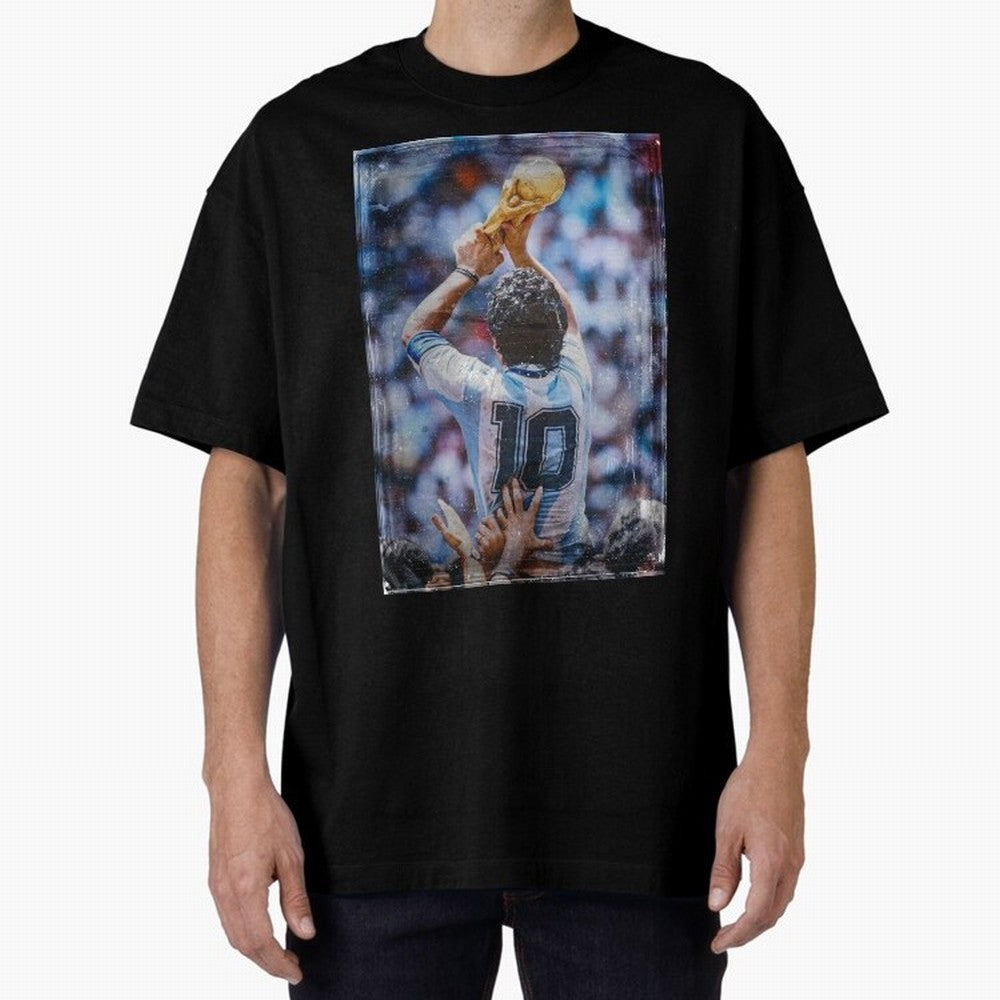 Diego Maradona Champion Classic T-Shirt Show Passion for the Stars of Global Football Passion for FIFA World Cup 2026 Group Stage, Capturing CR7, Argentina and Brazil, Goal Celebration Energy, Supporter Heritage, Football Icons and Worldwide