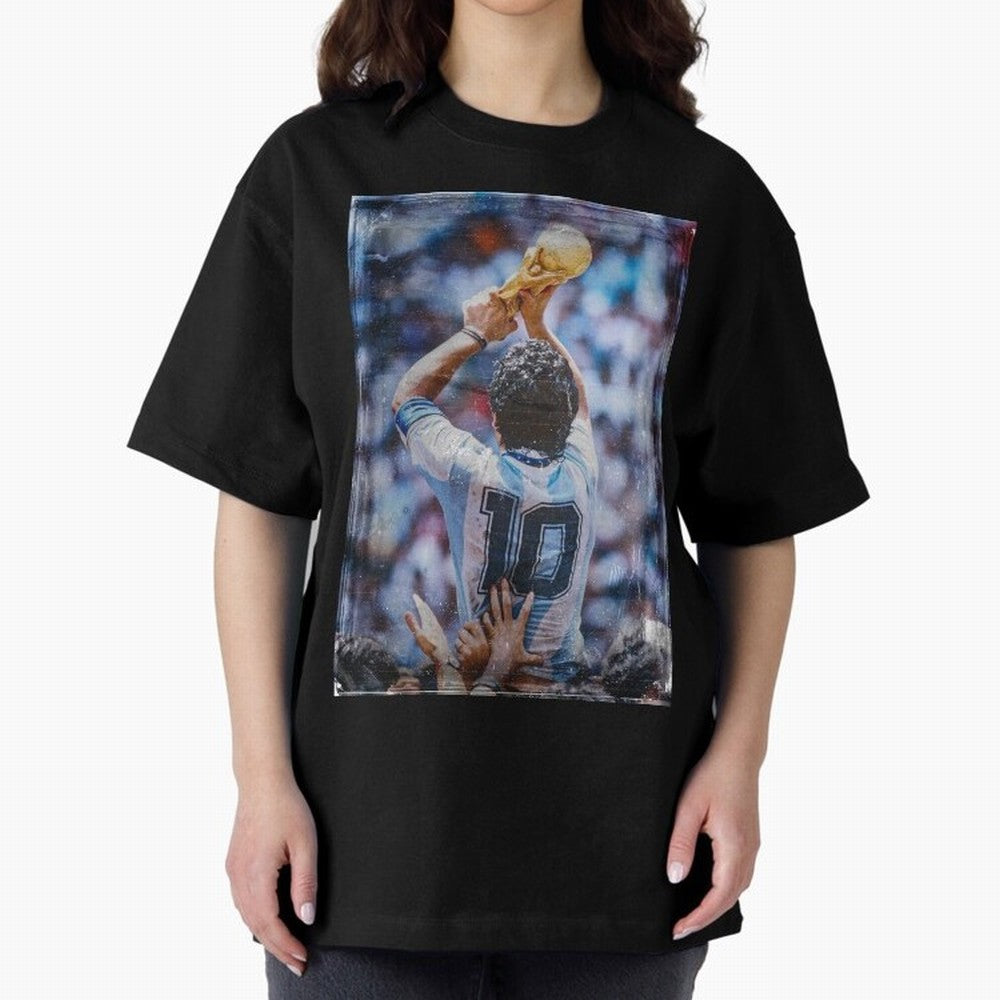 Diego Maradona Champion Classic T-Shirt Show Passion for the Stars of Global Football Passion for FIFA World Cup 2026 Group Stage, Capturing CR7, Argentina and Brazil, Goal Celebration Energy, Supporter Heritage, Football Icons and Worldwide