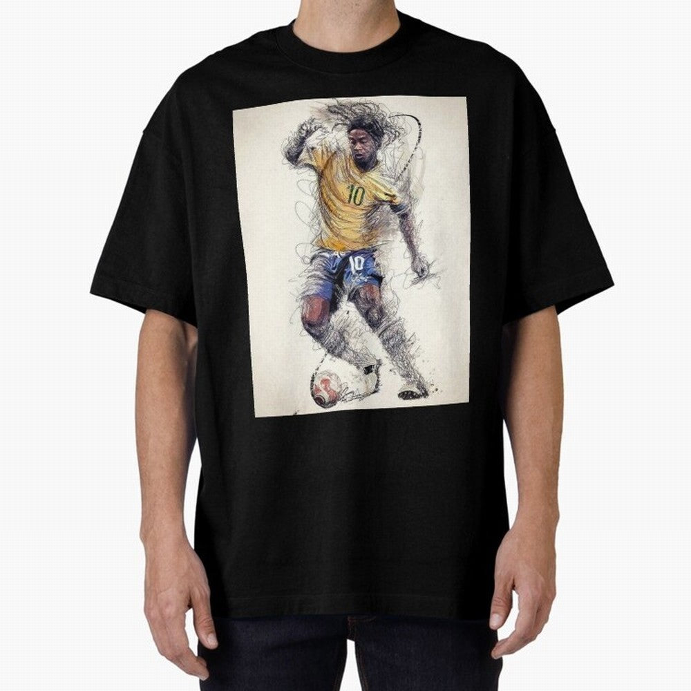 Ronaldinho Classic T-Shirt Keep Football History Alive during Global Football Passion for FIFA World Cup 2026, Inspired by Cristiano Ronaldo, Haaland and CR7, Argentina and Brazil, Tournament Hype, Historic Matchups, Family Viewing Parties and