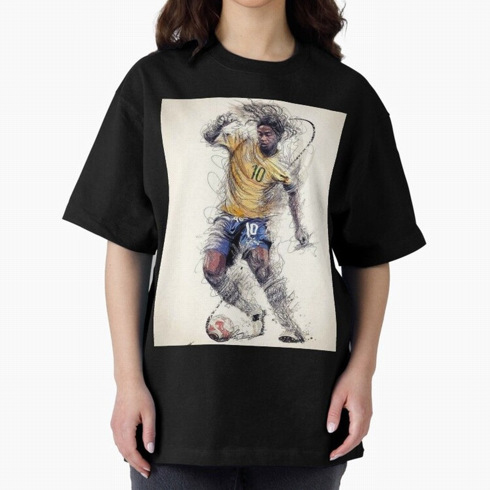 Ronaldinho Classic T-Shirt Keep Football History Alive during Global Football Passion for FIFA World Cup 2026, Inspired by Cristiano Ronaldo, Haaland and CR7, Argentina and Brazil, Tournament Hype, Historic Matchups, Family Viewing Parties and