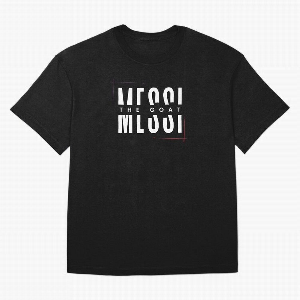 Messi Fan Art - THE GOAT (Black Edition) Classic T-Shirt Capture Match Day Hype around FIFA World Cup 2026 Group Stage, Mbappe and Neymar, Brazil, Portugal and Argentina, Soccer Culture, Superstar Moments, National Team Dreams and Competitive Fire;