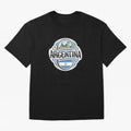Decorative Argentina Logo Oversized T-Shirt Spotlight FIFA World Cup 2026 Spirit, Capturing Spain and Netherlands, Messi, Neymar and Mbappe, Football History, Final Match Energy, Crowd Noise and Once in a Lifetime Moments; Ideal for Fans Who Follow