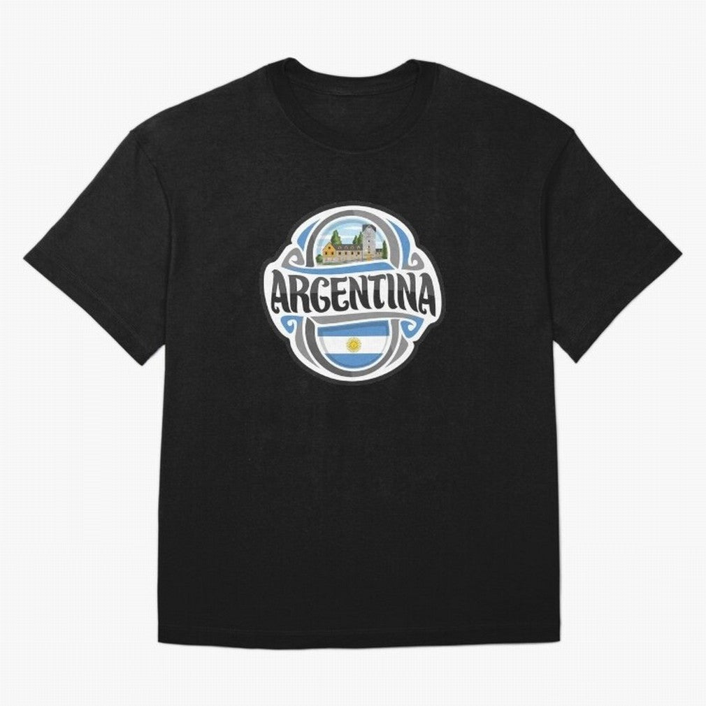 Decorative Argentina Logo Oversized T-Shirt Spotlight FIFA World Cup 2026 Spirit, Capturing Spain and Netherlands, Messi, Neymar and Mbappe, Football History, Final Match Energy, Crowd Noise and Once in a Lifetime Moments; Ideal for Fans Who Follow