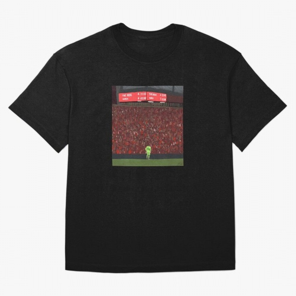 Liverpool 4-0 Barcelona painting Classic T-Shirt Back Your Heroes with Match Day Hype around FIFA World Cup 2026 USA Canada Mexico, CR7, Spain, Match Day Excitement, Supporter Culture, Golden Goals and Global Football Passion; Ideal for Football