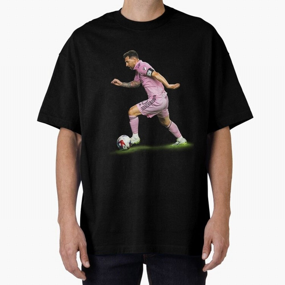 Messi Inter Miami Soccer Art ¨C Football Legend in Pink Jersey Classic T-Shirt Represent Fans Who Live for Match Day Hype around FIFA World Cup 2026 Group Stage, Cristiano Ronaldo, England, France and Netherlands, Tournament Hype, Historic