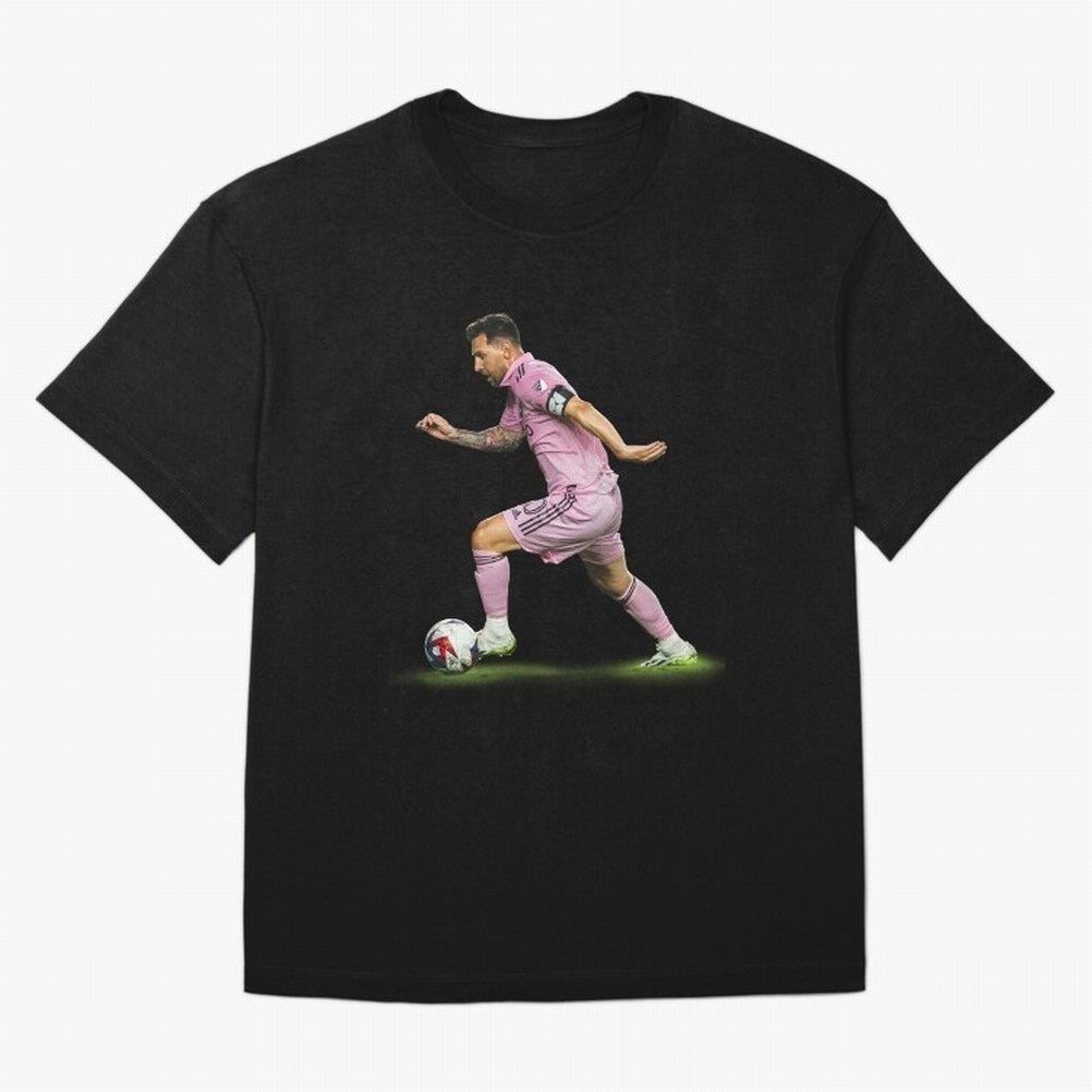 Messi Inter Miami Soccer Art ¨C Football Legend in Pink Jersey Classic T-Shirt Represent Fans Who Live for Match Day Hype around FIFA World Cup 2026 Group Stage, Cristiano Ronaldo, England, France and Netherlands, Tournament Hype, Historic