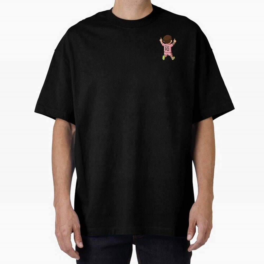 LEO MESSI MIAMI CELEBRATION BACK | CHIBI STICKER Classic T-Shirt Bring a Vintage Feel to the FIFA World Cup 2026 Journey through Cristiano Ronaldo, Haaland and CR7 Highlights, Brazil, Portugal and Argentina Pride, Soccer Culture, Superstar Moments,