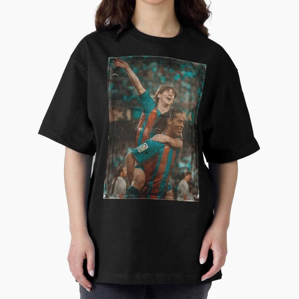 Messi and Ronaldinho Celebration Classic T-Shirt Support the Legends of Match Day Hype around FIFA World Cup 2026 Group Stage, CR7, Germany, Worldwide Fan Energy, Dramatic Goals, Stadium Lights and Championship Celebrations; Made for Die Hard