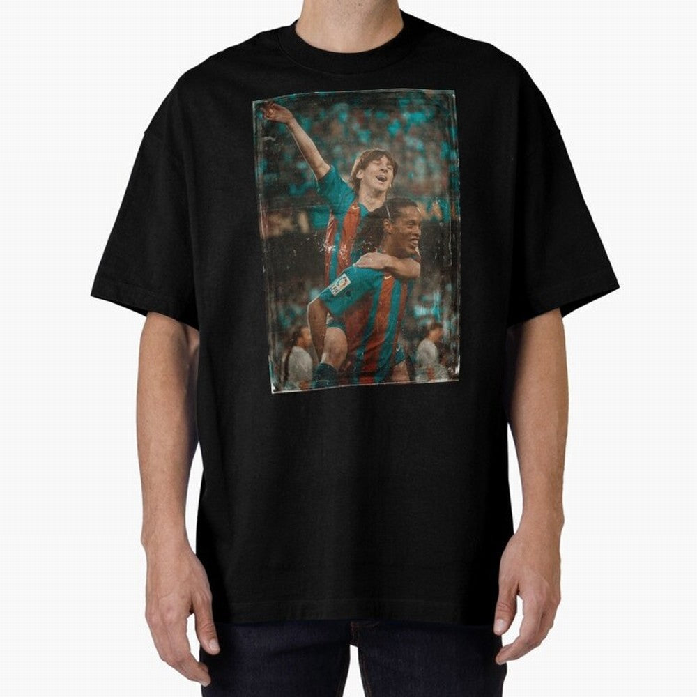 Messi and Ronaldinho Celebration Classic T-Shirt Support the Legends of Match Day Hype around FIFA World Cup 2026 Group Stage, CR7, Germany, Worldwide Fan Energy, Dramatic Goals, Stadium Lights and Championship Celebrations; Made for Die Hard