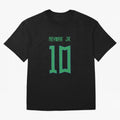 Neymar Jr Brazil Home Jersey 2023 Classic T-Shirt Support Your Favorite Stars during FIFA World Cup 2026 Spirit, Capturing England, Messi, CR7 and Mbappe, Retro Football Energy, Iconic Rivalries, Trophy Chase Drama and Stadium Atmosphere; Created