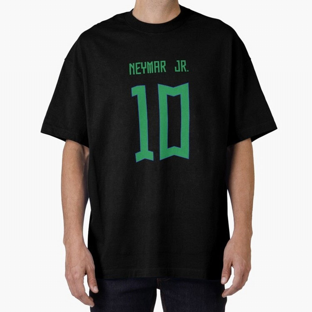 Neymar Jr Brazil Home Jersey 2023 Classic T-Shirt Support Your Favorite Stars during FIFA World Cup 2026 Spirit, Capturing England, Messi, CR7 and Mbappe, Retro Football Energy, Iconic Rivalries, Trophy Chase Drama and Stadium Atmosphere; Created
