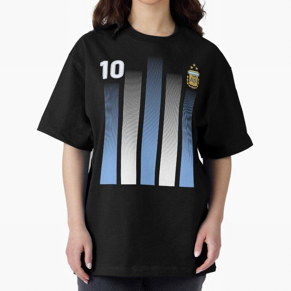 Plaid Blue - White Argentina Football 3-Star Champion World Cup Essential T-Shirt Bring Supporter Culture to Match Day Hype around FIFA World Cup 2026, Messi, Neymar and Mbappe, France and Portugal, Fan Favorite Moments, National Team Passion, Big