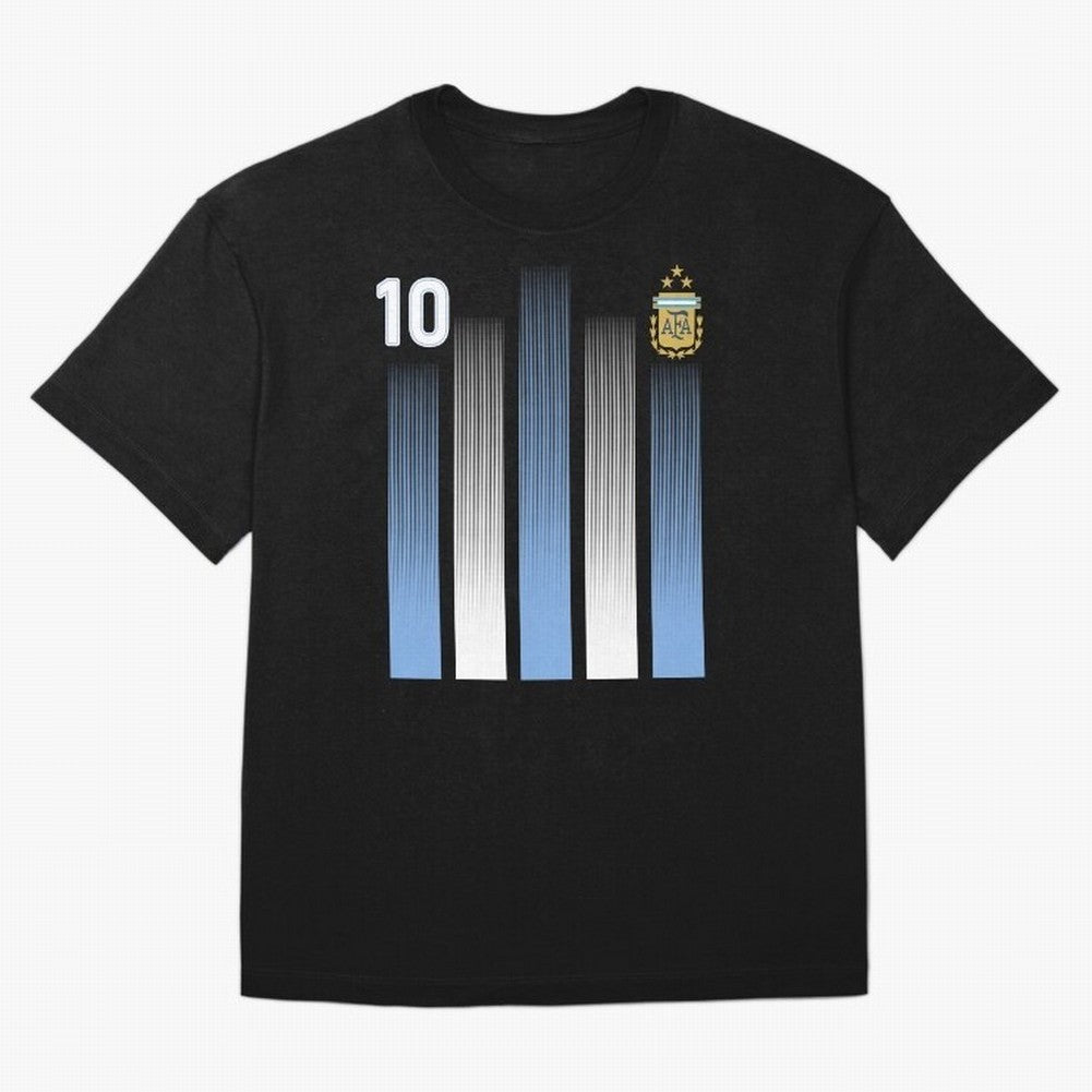 Plaid Blue - White Argentina Football 3-Star Champion World Cup Essential T-Shirt Bring Supporter Culture to Match Day Hype around FIFA World Cup 2026, Messi, Neymar and Mbappe, France and Portugal, Fan Favorite Moments, National Team Passion, Big