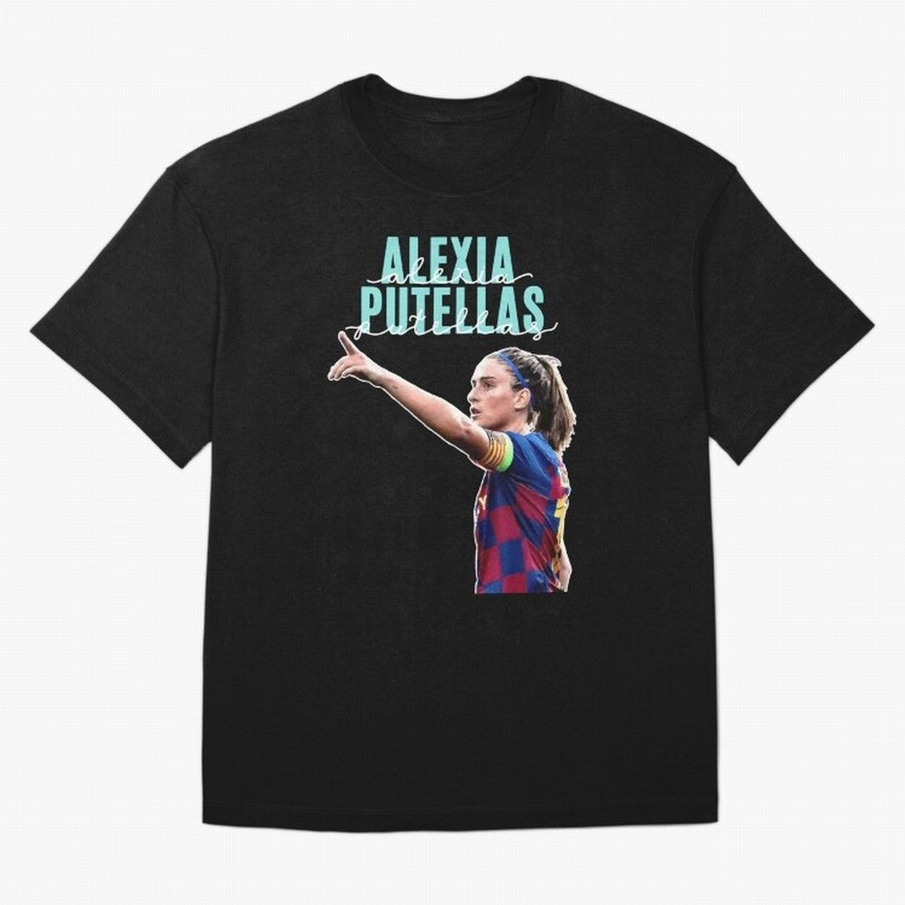 Alexia Putellas Classic T-Shirt Celebrate Golden Goal Energy in FIFA World Cup 2026 for Fans of Messi, CR7 and Mbappe and Spain and Netherlands, Bringing Match Day Excitement, Supporter Culture, Golden Goals and Global Football Passion; Built for