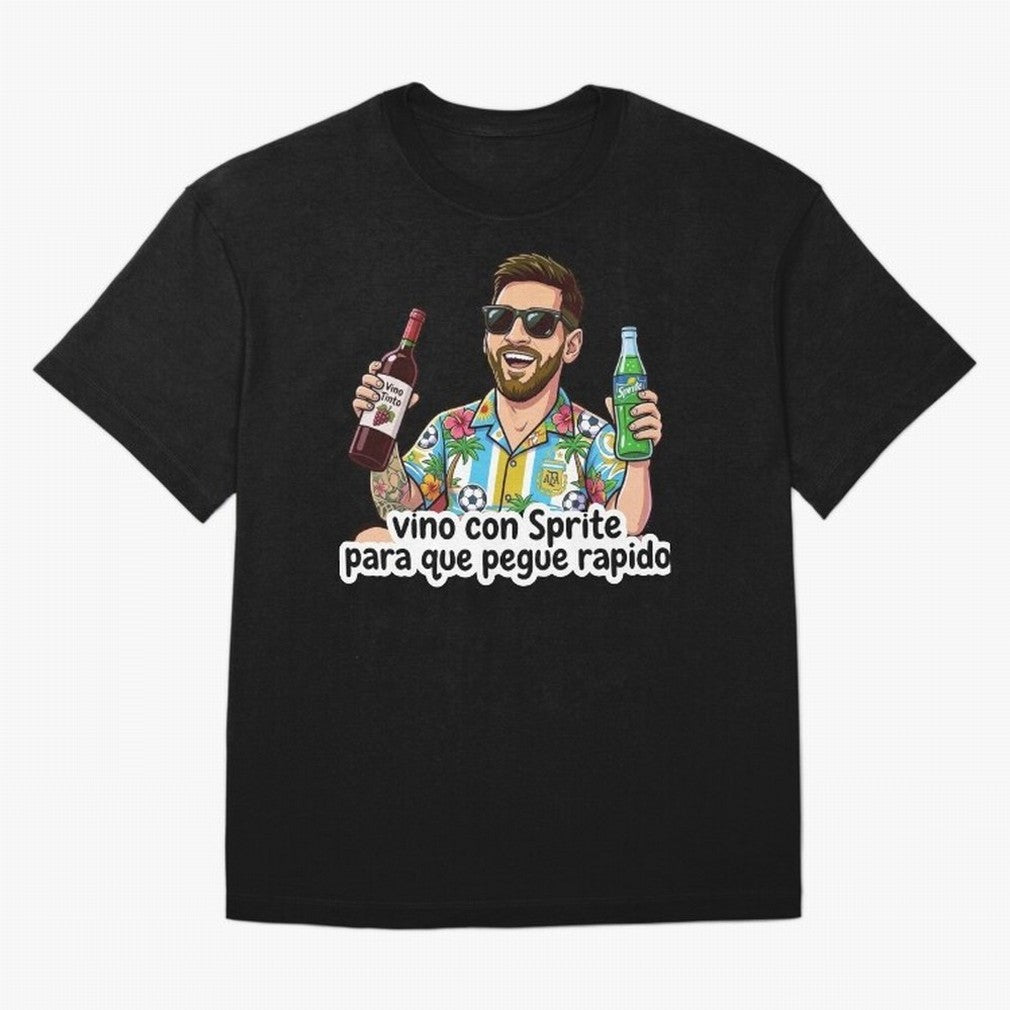 Messi came with a sprite so he could hit fast. Classic T-Shirt Live the Energy of FIFA World Cup 2026 Spirit, Celebrating Brazil, Portugal and Argentina, Neymar, Global Supporter Spirit, Legendary Goals, National Colors and Tournament Celebration;