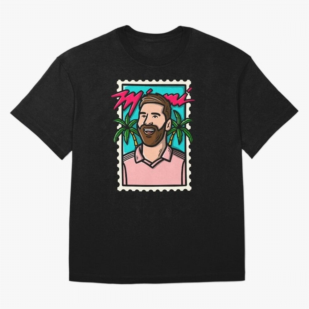Leo - Miami Classic T-Shirt Feel the Heartbeat of FIFA World Cup 2026 Filled with Mbappe, Argentina and Brazil Energy, Retro Football Energy, Iconic Rivalries, Trophy Chase Drama and Stadium Atmosphere; Ideal for Football Dads, Football Moms,