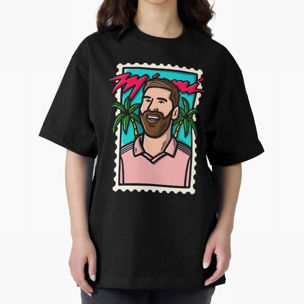 Leo - Miami Classic T-Shirt Feel the Heartbeat of FIFA World Cup 2026 Filled with Mbappe, Argentina and Brazil Energy, Retro Football Energy, Iconic Rivalries, Trophy Chase Drama and Stadium Atmosphere; Ideal for Football Dads, Football Moms,