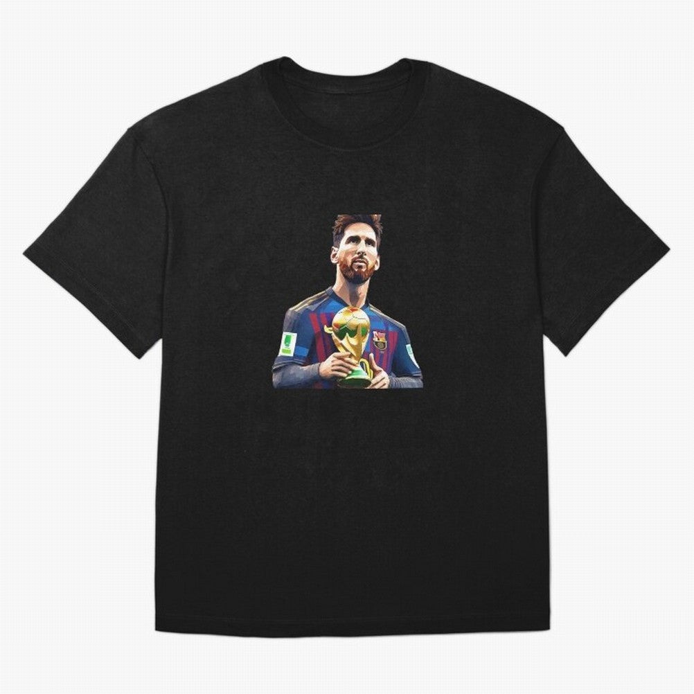 Messi World Cup with Barcelona Jersey Art Gift Classic T-Shirt Carry National Pride through Match Day Hype around FIFA World Cup 2026 Group Stage, Neymar, Haaland and Cristiano Ronaldo, England, Goal Celebration Energy, Supporter Heritage, Football