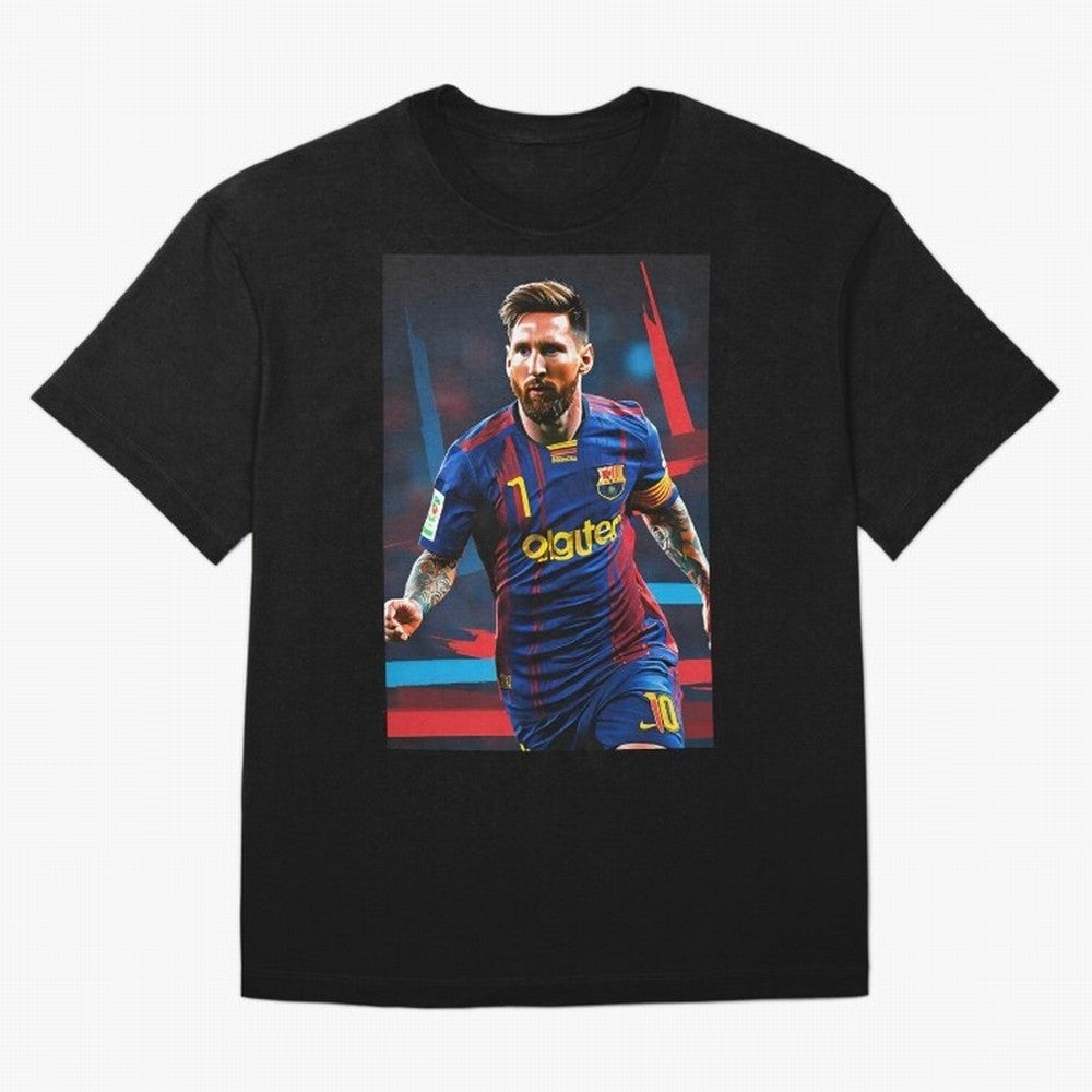 Messi.fcb Oversized T-Shirt Build Global Football Passion for FIFA World Cup 2026 USA Canada Mexico, Inspired by Cristiano Ronaldo, Haaland and CR7, France and Portugal, Fan Favorite Moments, National Team Passion, Big Match Drama and Soccer
