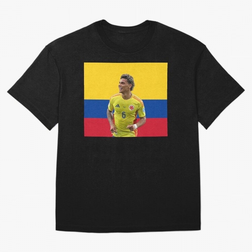 Richard Rios Colombian Flag Oversized T-Shirt Cheer through Every Moment of the FIFA World Cup 2026 USA Canada Mexico Journey through Neymar, Haaland and Cristiano Ronaldo Highlights, Portugal Pride, Match Day Excitement, Supporter Culture, Golden