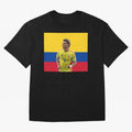 Richard Rios Colombian Flag Oversized T-Shirt Cheer through Every Moment of the FIFA World Cup 2026 USA Canada Mexico Journey through Neymar, Haaland and Cristiano Ronaldo Highlights, Portugal Pride, Match Day Excitement, Supporter Culture, Golden