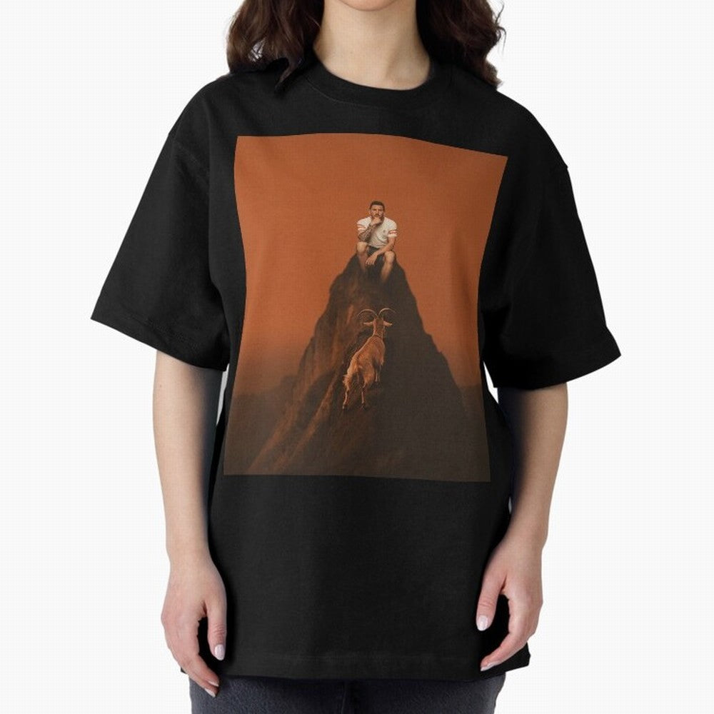 Goat messi football sunset Oversized T-Shirt Show Your Tournament Heart for Match Day Hype around FIFA World Cup 2026, Mbappe and Neymar, France, Soccer Culture, Superstar Moments, National Team Dreams and Competitive Fire; Ideal for Football Dads,