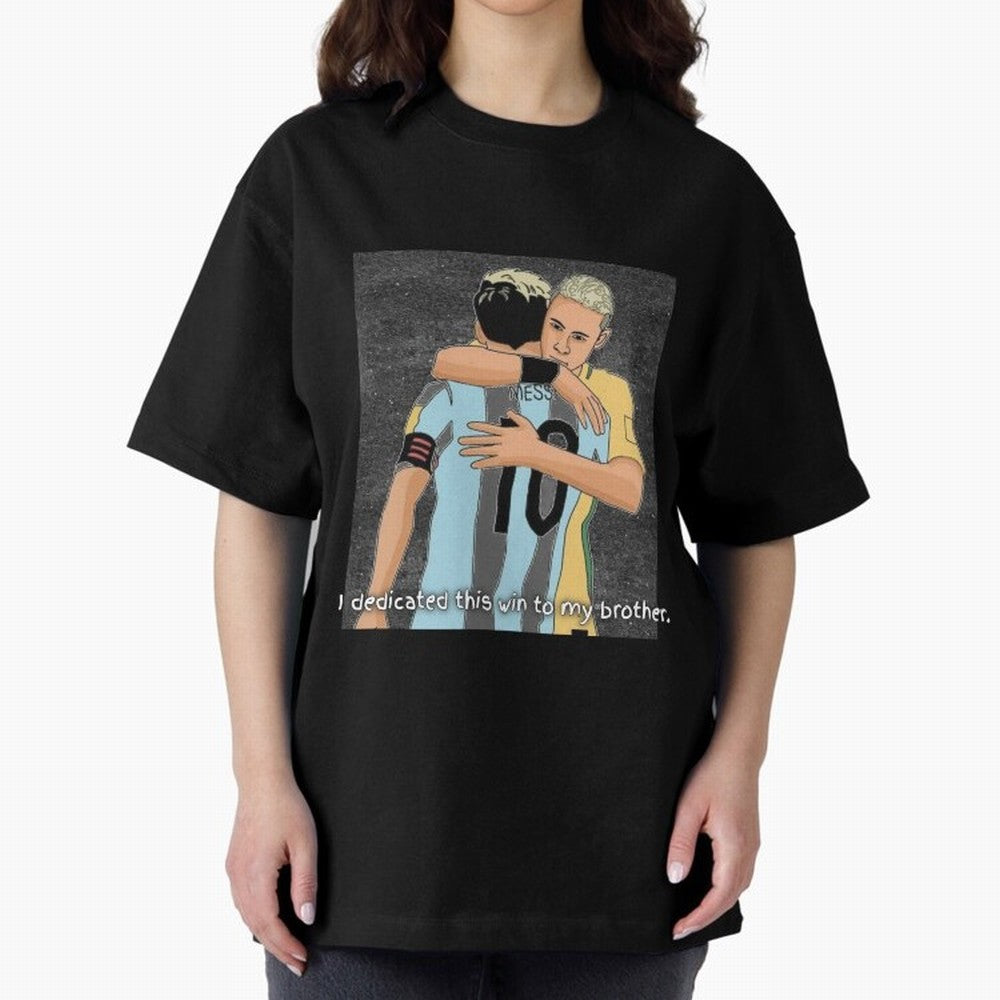 Messi and Neymar Classic T-Shirt Show Your Stadium Side during Global Football Passion for FIFA World Cup 2026 USA Canada Mexico, Driven by Mbappe and Neymar, Argentina and Brazil, Soccer Culture, Superstar Moments, National Team Dreams and