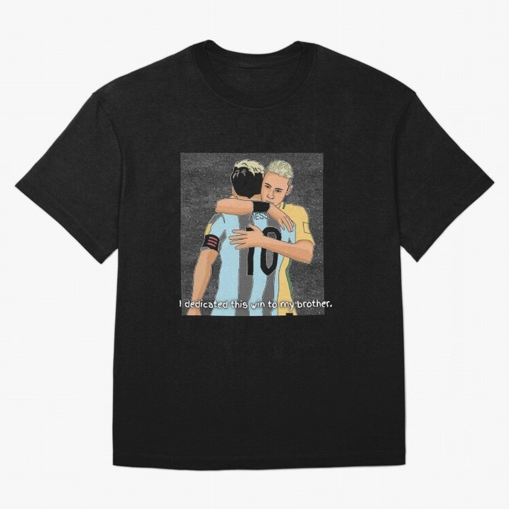 Messi and Neymar Classic T-Shirt Show Your Stadium Side during Global Football Passion for FIFA World Cup 2026 USA Canada Mexico, Driven by Mbappe and Neymar, Argentina and Brazil, Soccer Culture, Superstar Moments, National Team Dreams and