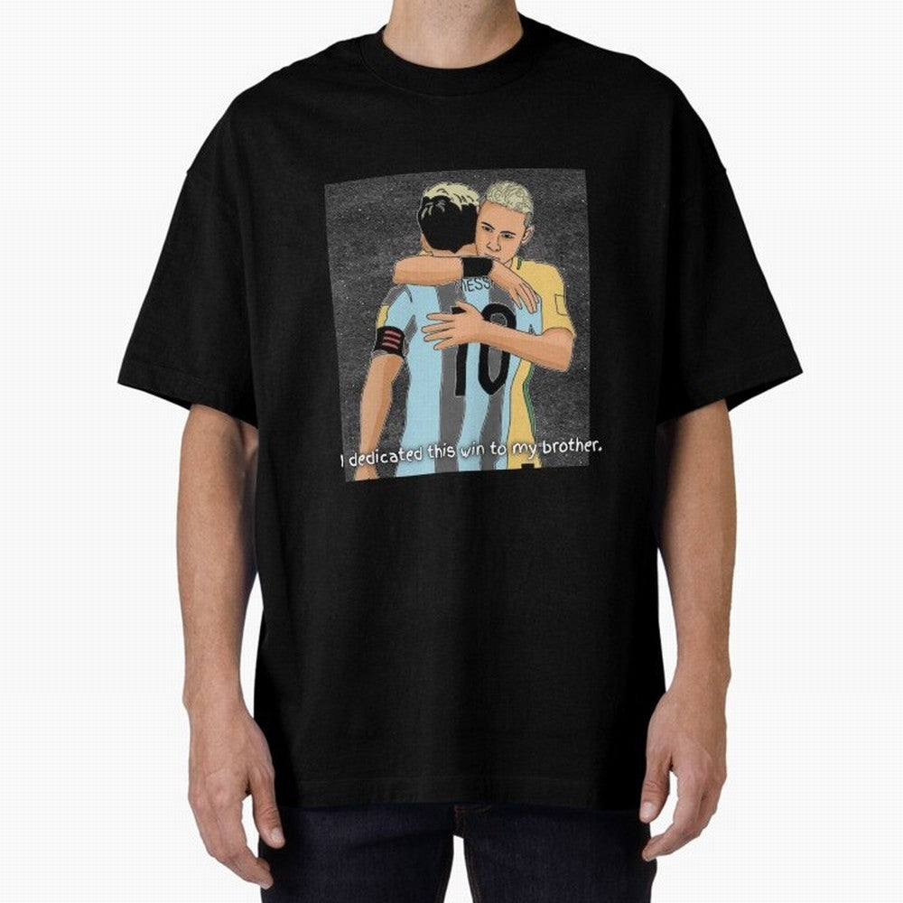 Messi and Neymar Classic T-Shirt Show Your Stadium Side during Global Football Passion for FIFA World Cup 2026 USA Canada Mexico, Driven by Mbappe and Neymar, Argentina and Brazil, Soccer Culture, Superstar Moments, National Team Dreams and