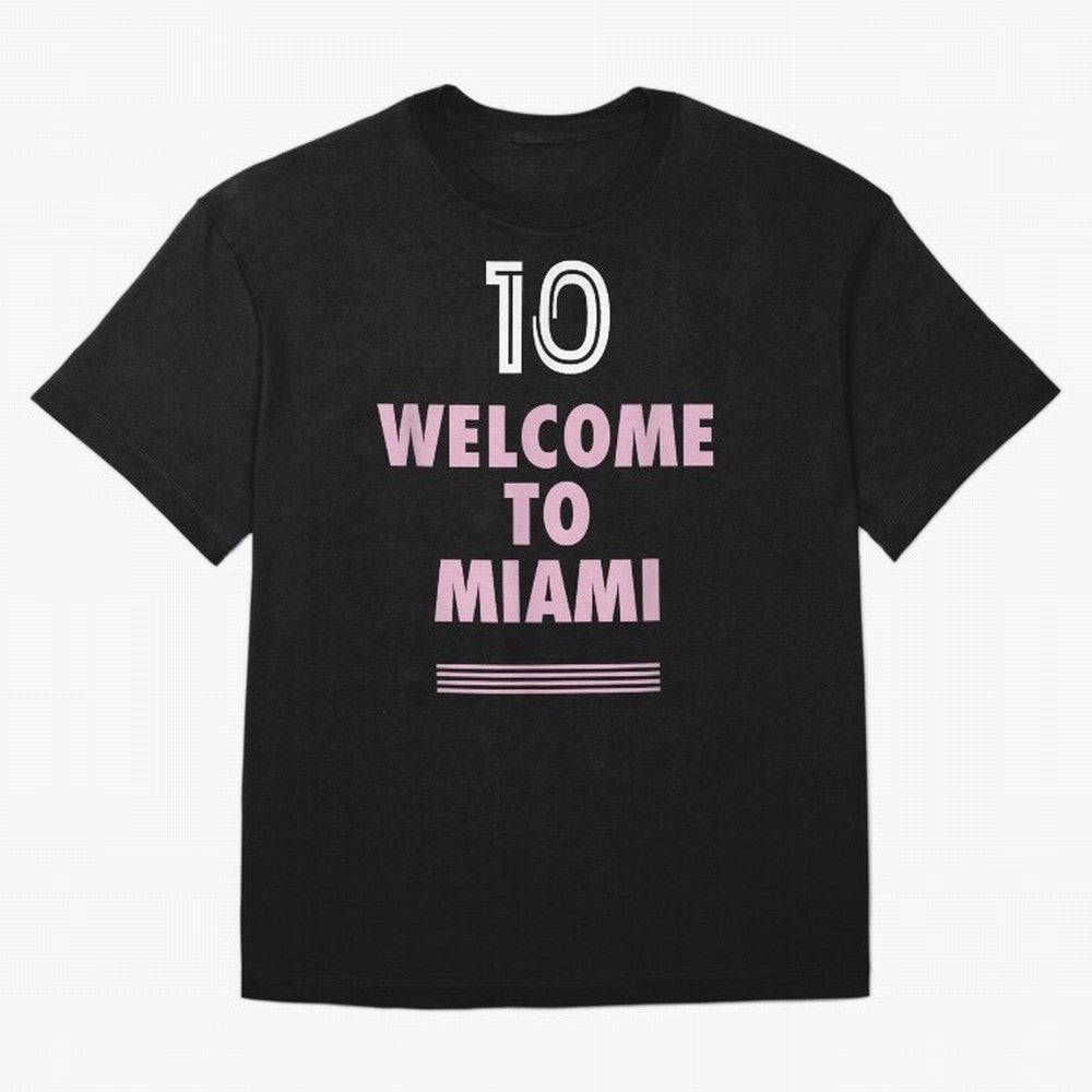 Welcome to Miami 10 - GOAT Classic T-Shirt Show Passion for the Stars of Global Football Passion for FIFA World Cup 2026 Group Stage, Capturing CR7, Argentina and Brazil, Goal Celebration Energy, Supporter Heritage, Football Icons and Worldwide