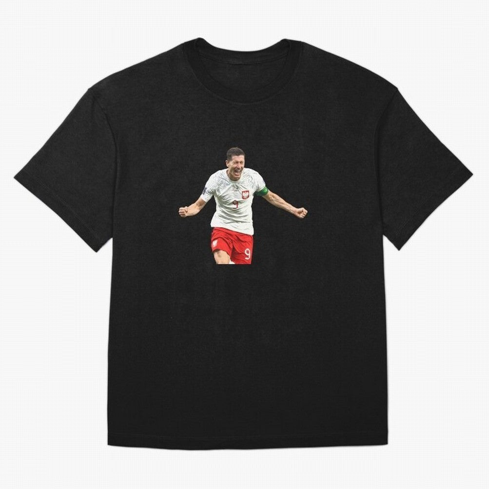 Robert Lewandowski Oversized T-Shirt Represent Fans Who Live for Global Football Passion for FIFA World Cup 2026 Group Stage, Made for Haaland and Mbappe, Germany, Football History, Final Match Energy, Crowd Noise and Once in a Lifetime Moments;