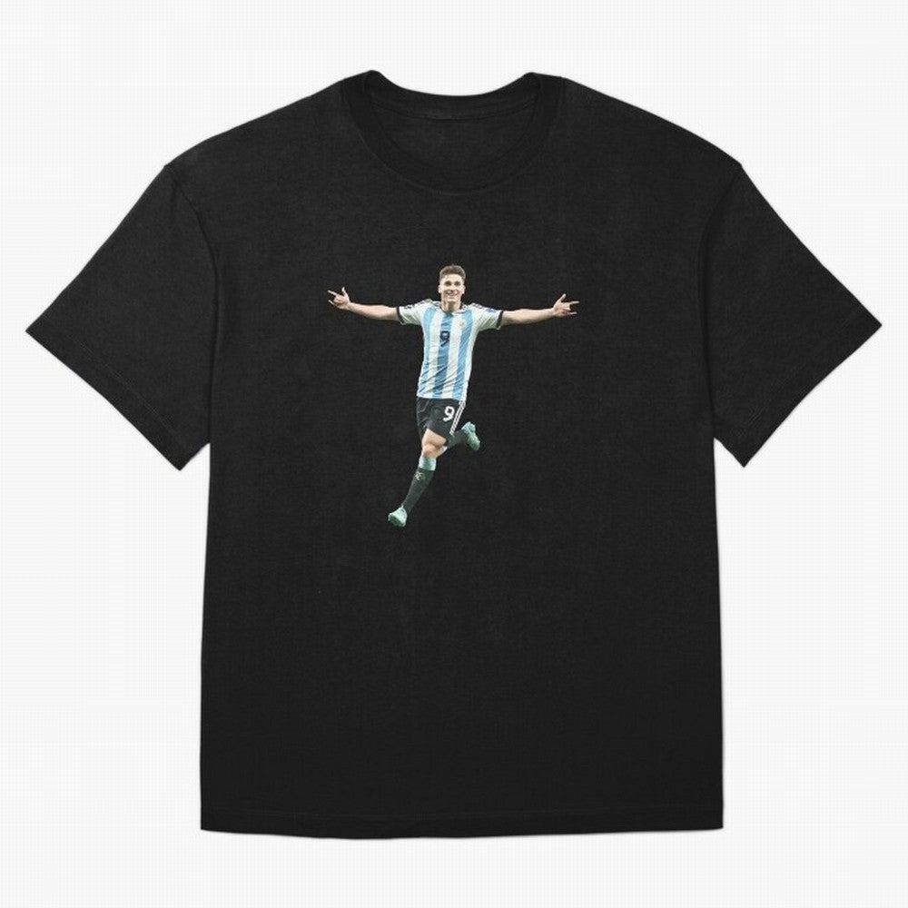 Julian Alvarez Classic T-Shirt Show Fan Pride Across Global Football Passion for FIFA World Cup 2026 Group Stage, Centered on Mbappe, England and Germany, Goal Celebration Energy, Supporter Heritage, Football Icons and Worldwide Tournament Joy;